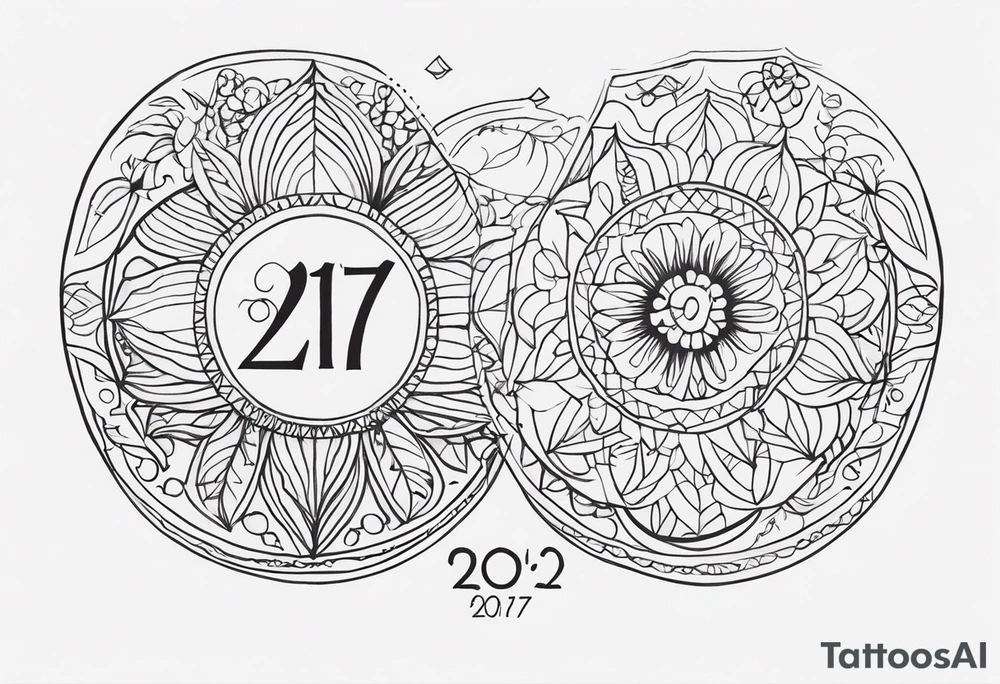 Dates 21.05.72 and 08.10.67 tattoo idea