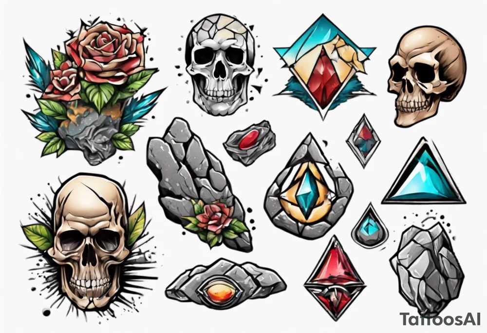 A rock tattoo idea