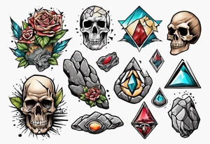 A rock tattoo idea