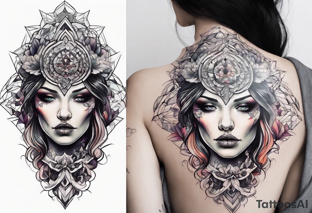 The ghost of being tattoo idea