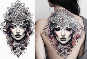 The ghost of being tattoo idea