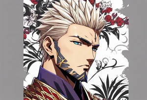 Gilgamesh from fate stay night tattoo idea