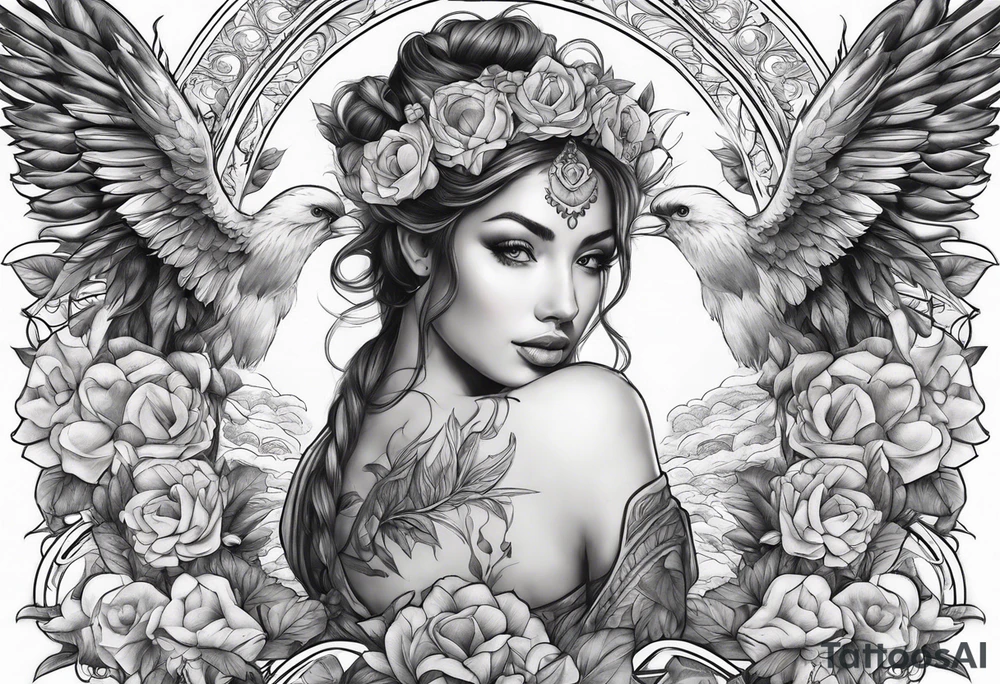 heaven tattoo idea
