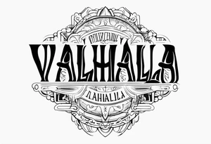Valhalla mist fog tattoo idea