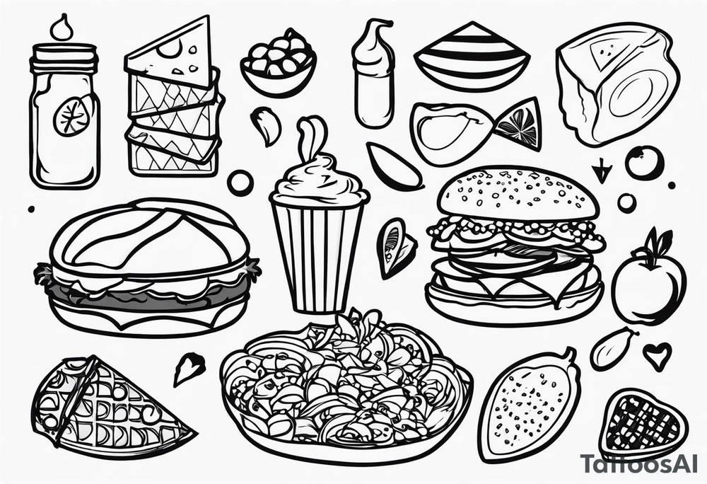 foodie tattoo idea