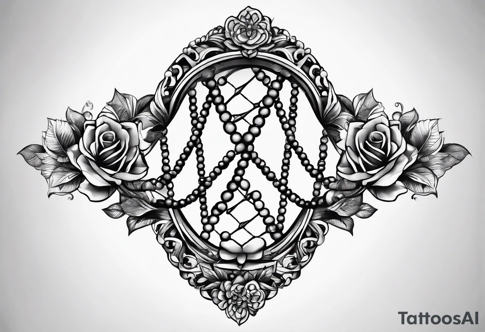 DNA double strand tattoo idea