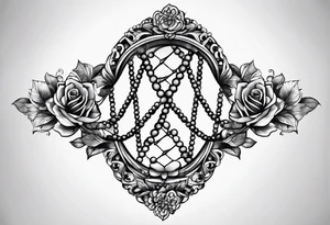 DNA double strand tattoo idea