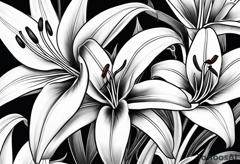 Lillies tattoo idea