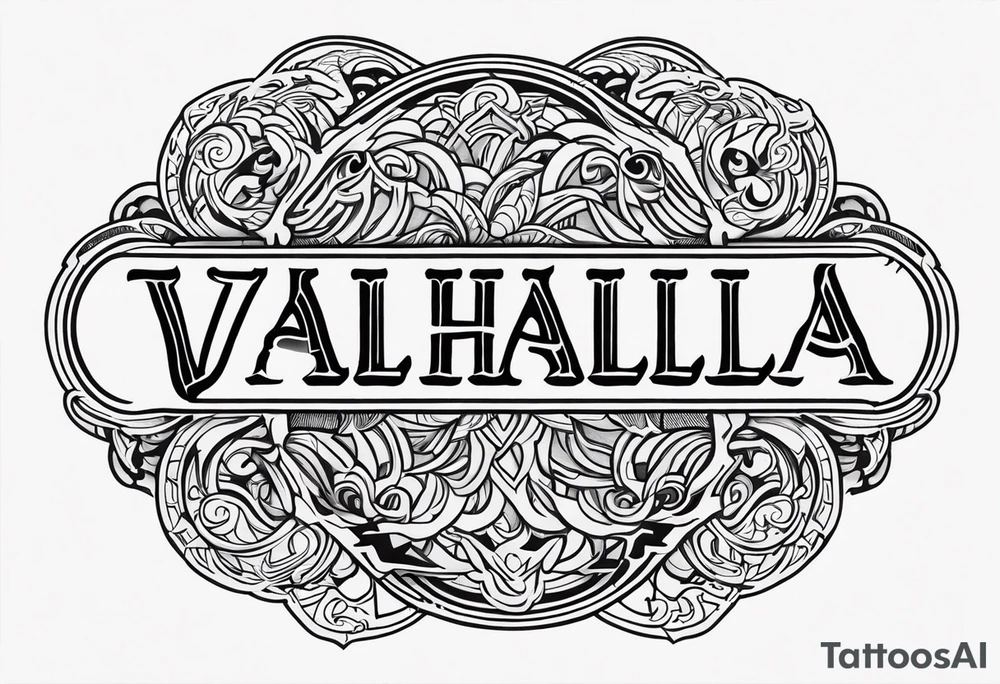 Valhalla tattoo idea