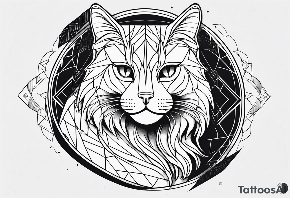 Black Cat tattoo idea
