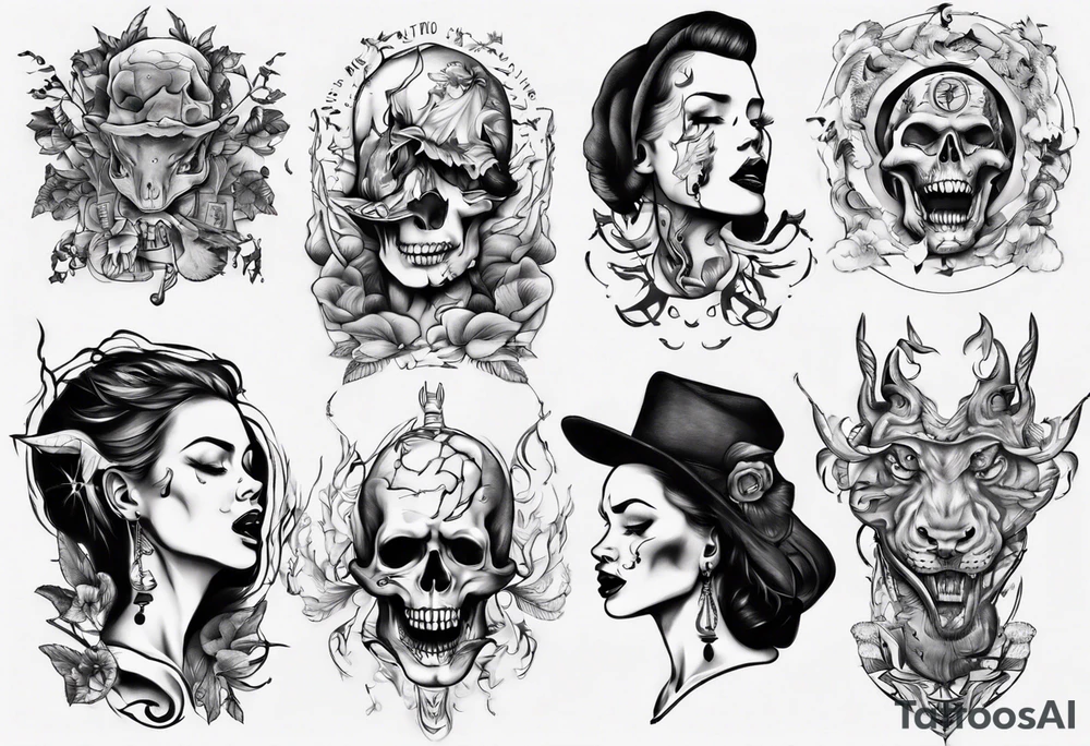 voices in my head tattoo idea