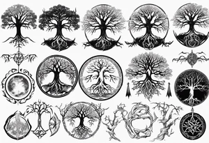 Gondor, Yggdrasil tattoo idea
