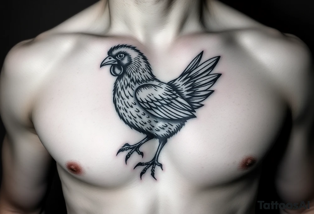 Caged cuck tattoo idea