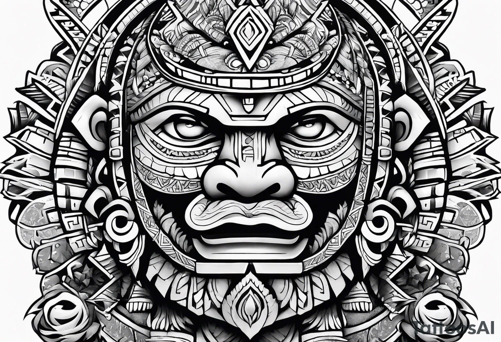 Aztec tattoo idea