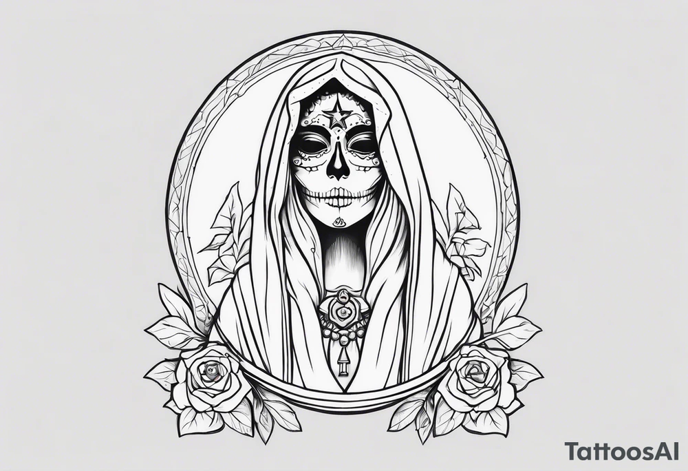 Santa Muerte tattoo idea