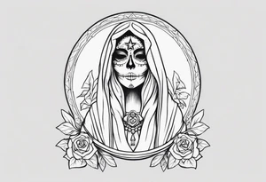 Santa Muerte tattoo idea