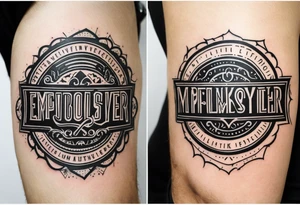 Fuck my employer tattoo idea