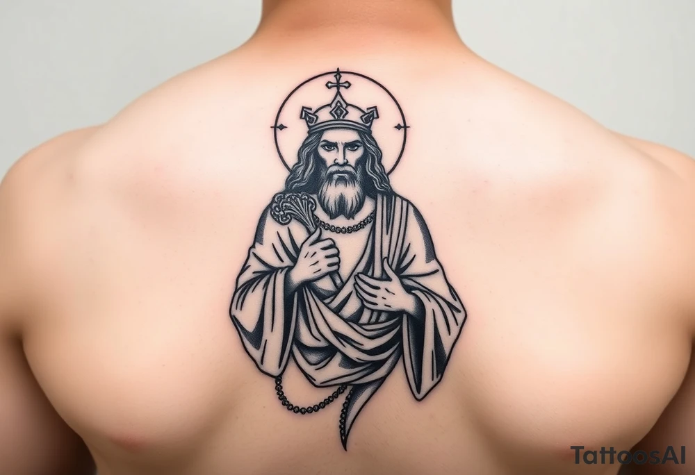 saint christopher tattoo idea