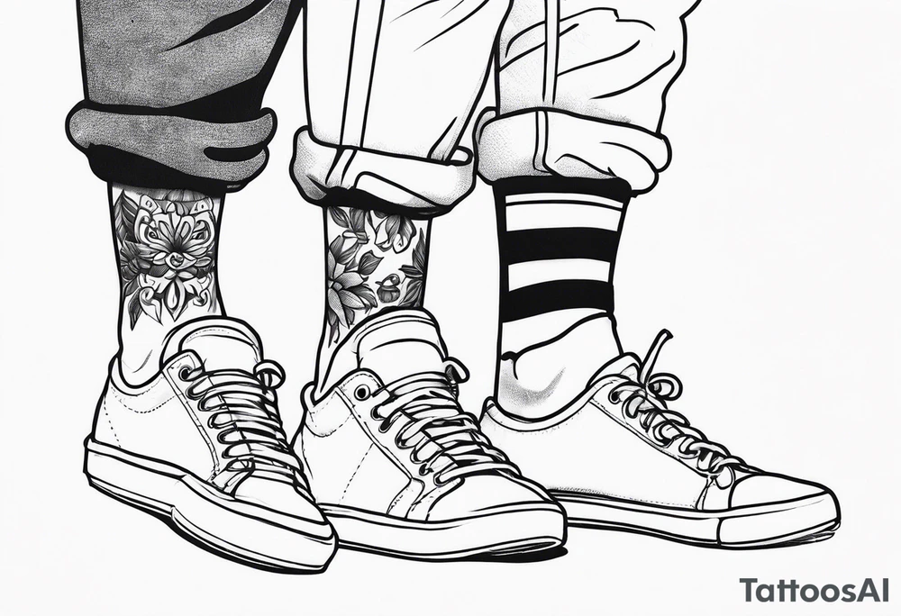 brotherhood between italian twins to be tattoed on ankles tattoo idea