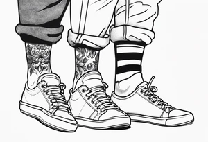 brotherhood between italian twins to be tattoed on ankles tattoo idea