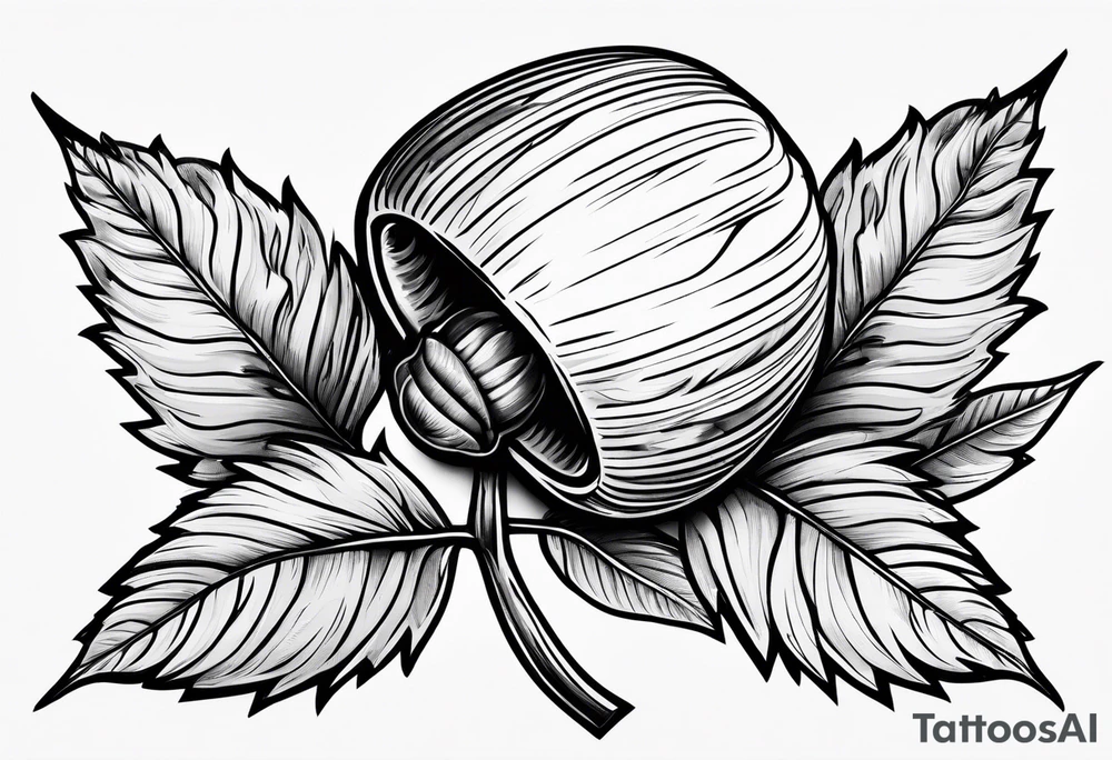 Acorn tattoo idea