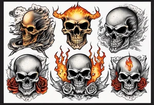 ghost rider tattoo idea