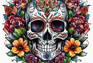 dead inside happy on the outside tattoo idea