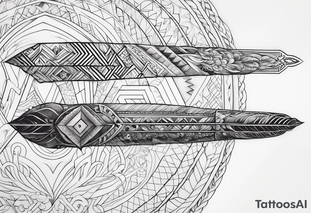 Horizontal long inner arm tattoo tattoo idea