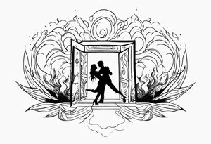 Slow dancing in a burning room tattoo idea