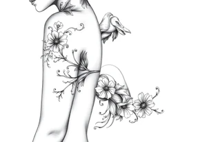 Black woman, survival, blessed tattoo idea