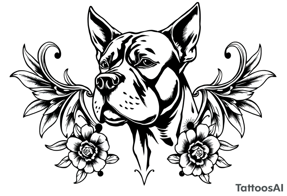 PITBULL tattoo idea
