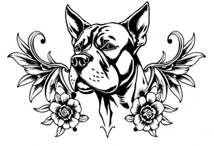 PITBULL tattoo idea