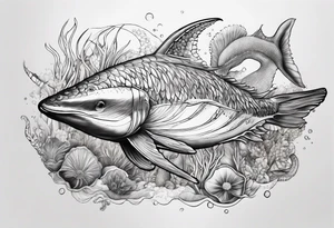 ocean animals tattoo idea