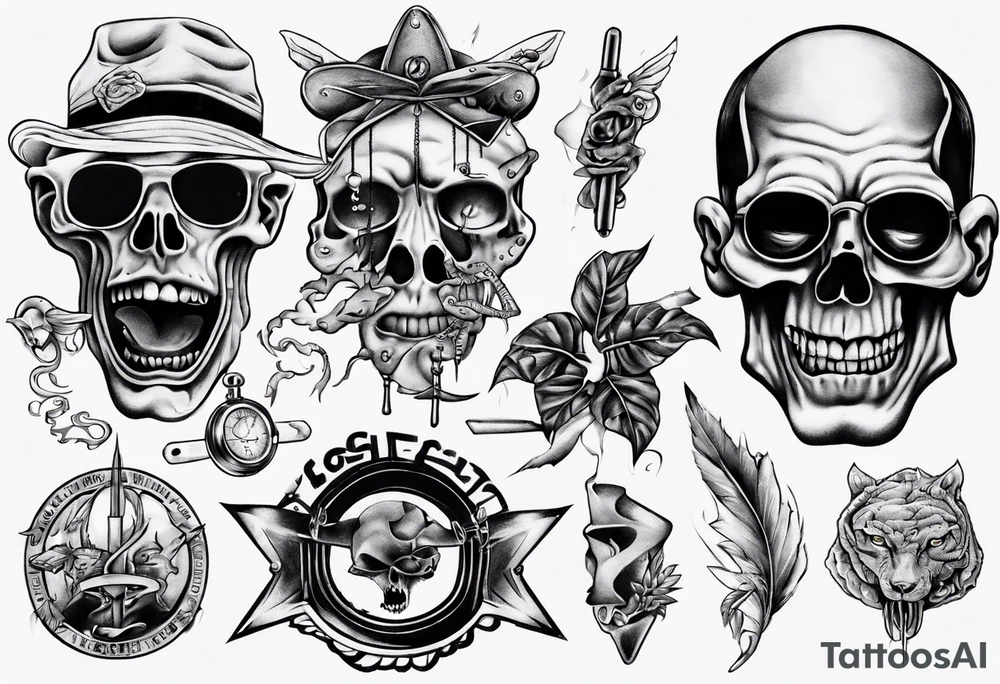 gangsta tattoo idea
