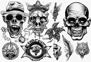 gangsta tattoo idea