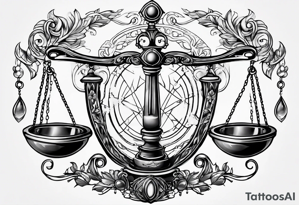 Libra tattoo idea