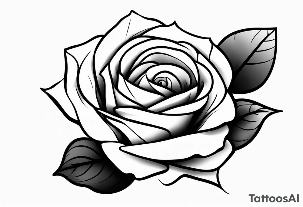 Hand lighting rose tattoo idea