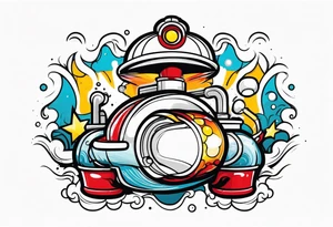 Simple tattoo for a plumber tattoo idea