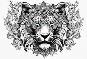 Armband with alpha animals tattoo idea