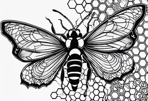 Honeycomb tattoo idea