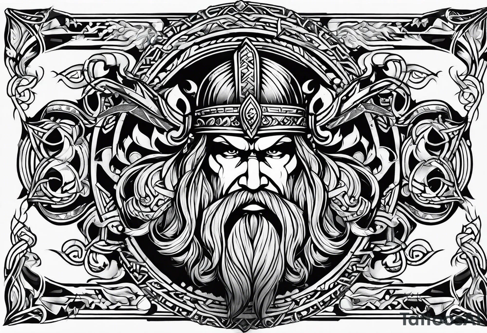Viking tattoo idea