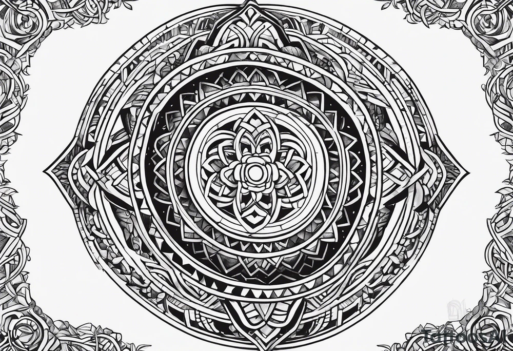 Armenian eternity symbol tattoo idea