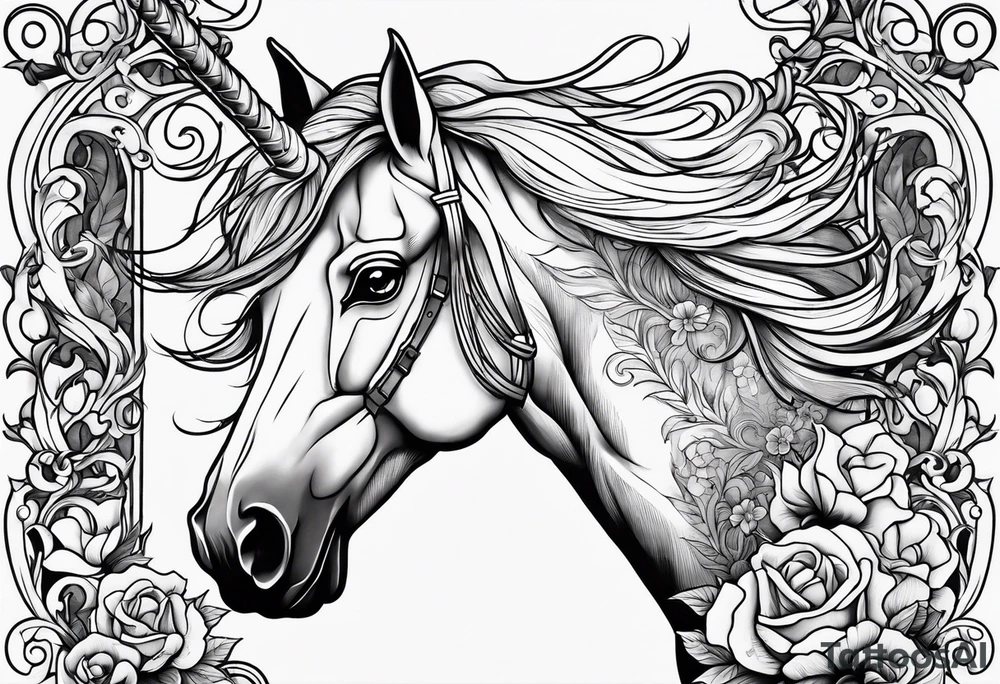 The Last Unicorn tattoo idea