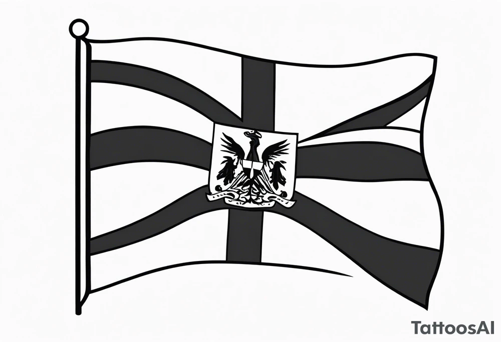 Haitian flag tattoo idea