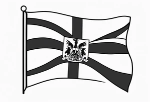 Haitian flag tattoo idea