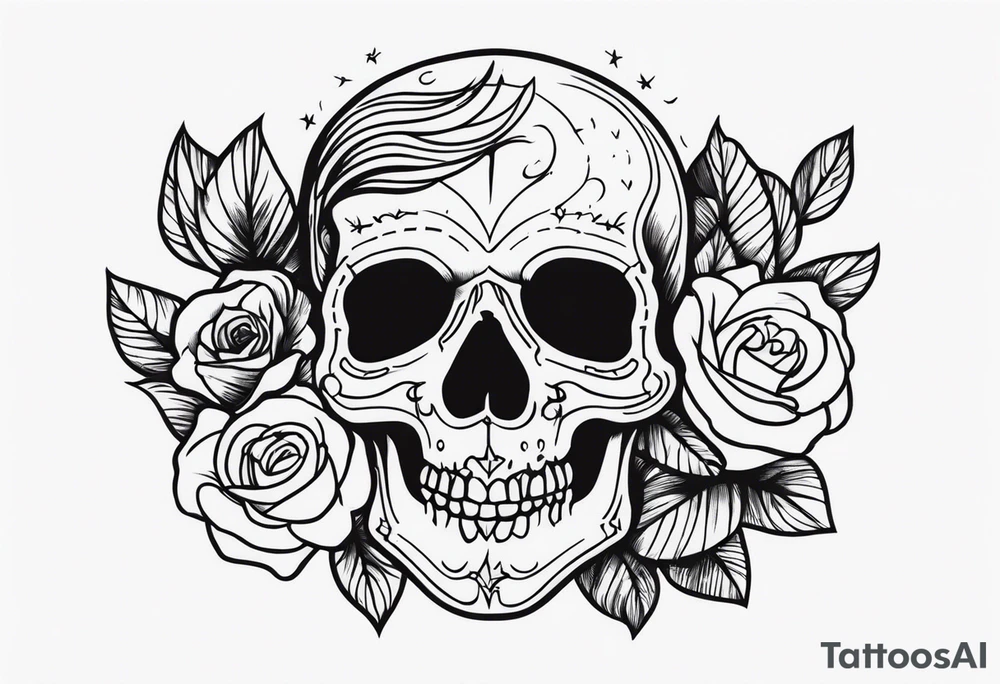 a death tattoo in my arm tattoo idea
