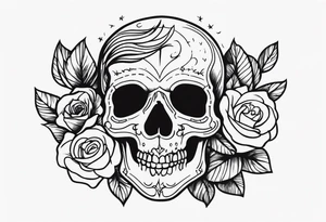 a death tattoo in my arm tattoo idea