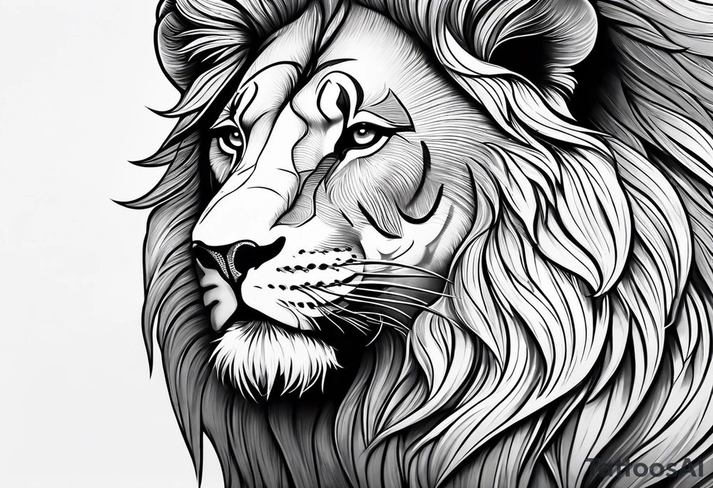 Leo zodiac emoji tattoo idea