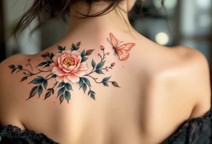 美 (měi, “beauty”) in rose gold ink often decorates a peony or butterfly for elegance and transformation. tattoo idea