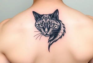 Black Cat tattoo idea